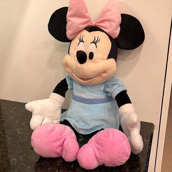 Minnie Mouse Plush Toy in Blue Dress 21' (Blue Minnie) - Picture 1 of 9